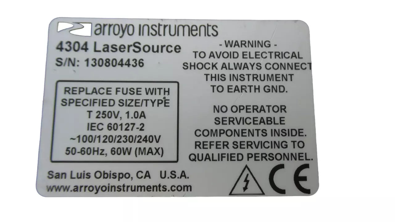 ARROYO 4304 4Amp Laser Source - High-Quality Laser Equipment