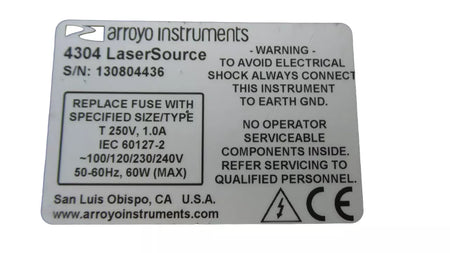ARROYO 4304 4Amp Laser Source - High-Quality Laser Equipment