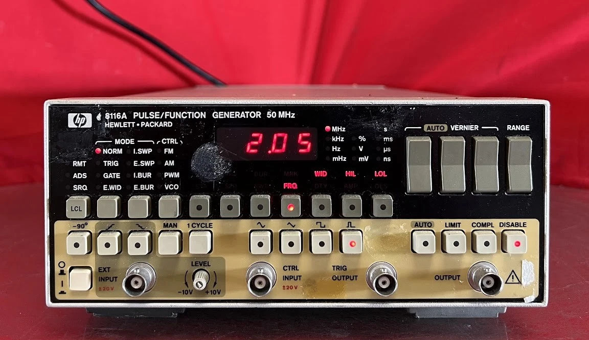 Agilent/Keysight 8116A 001 Pulse/Function Generator 50 MHz