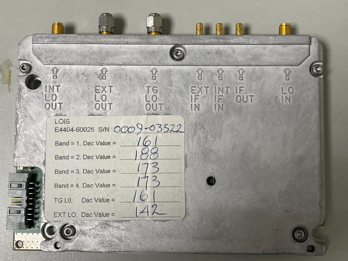 HP Agilent E4404-60025 LOIS Assembly for Agilent ESA-E Series Spectrum Analyzer