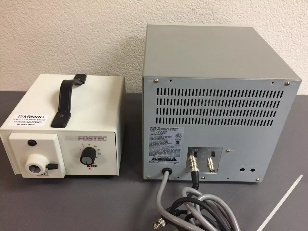 AST VCA 2500XE Video Contact Angle System with Video Monitor & Illuminator