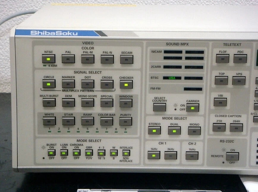 Shibasoku TG19CB TV Signal Generator