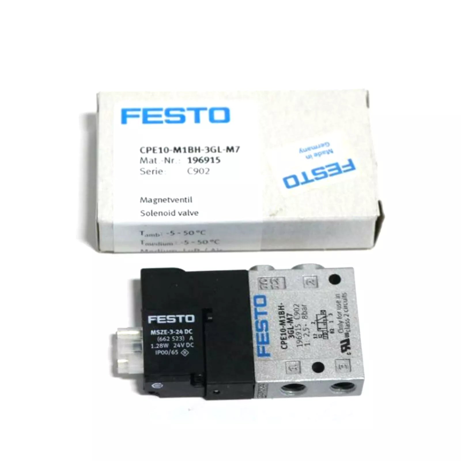 Festo CPE10-M1BH-3GL-M7 196915 Solenoid Valve