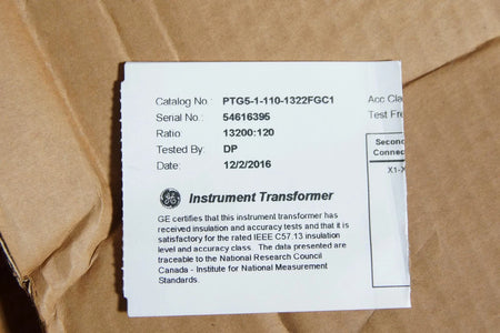 Lot of 3 GE Instrument Transformers 15.5 Kva PTG5-1-110-1322 FGC1 13200/120