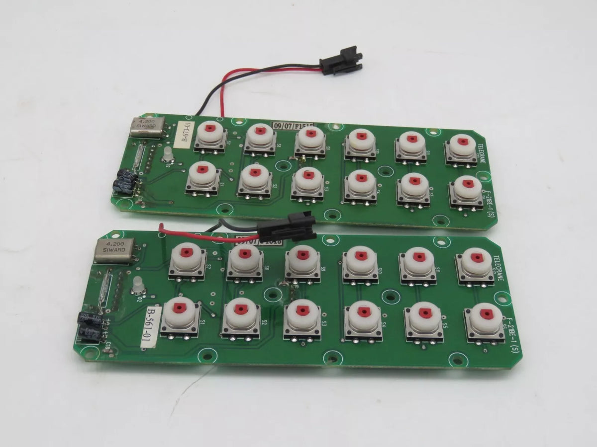 1pcs New TELECRANE F-21BE-1(S) 12 Button PCB Board
