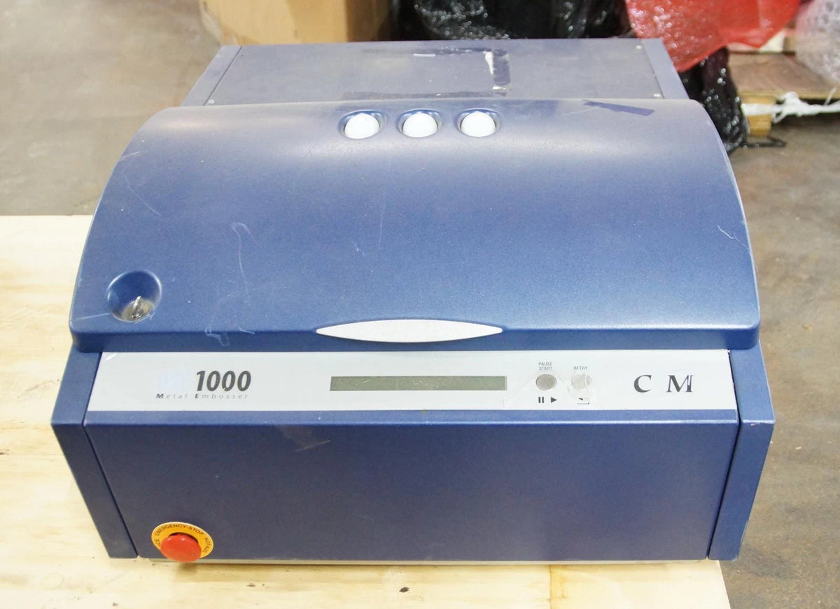 CIM ME1000 High Speed Metal Plate Embossing Machine