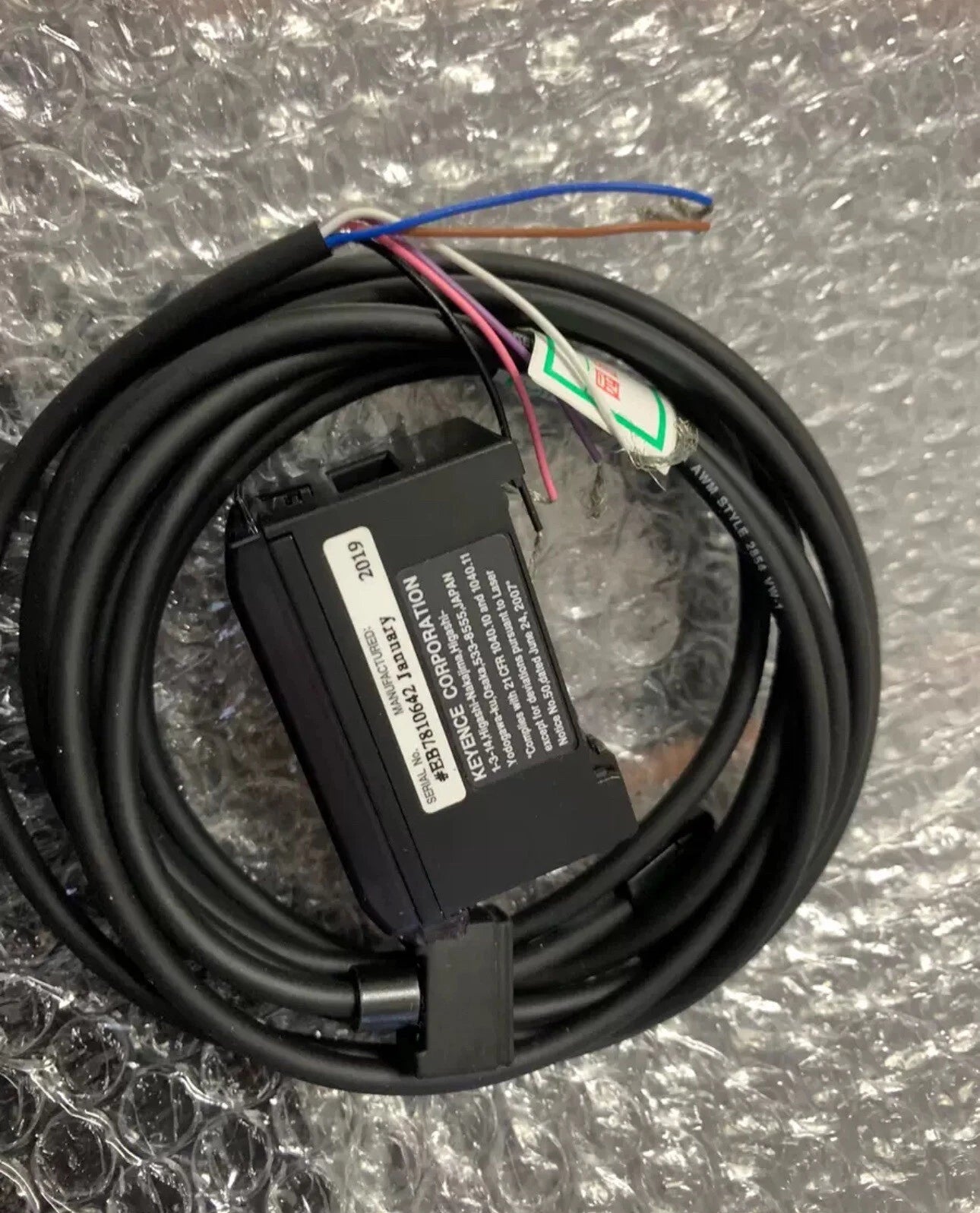 Keyence FT-50CA Compact Digital Fiber Optic Sensor
