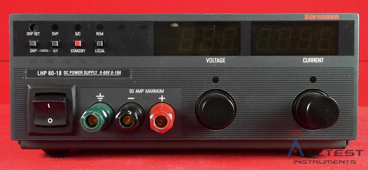 Sorensen LHP 60-18 Digital DC Power Supply 0-60V, 0-18A