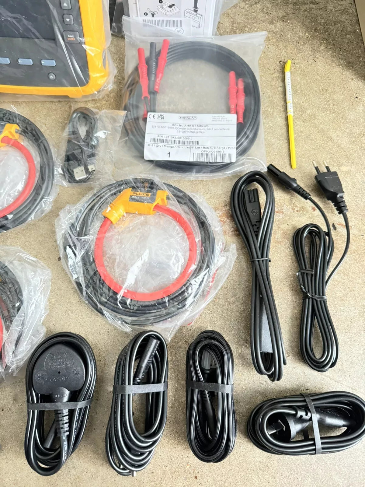 Fluke 1732 Three-Phase Energy Logger with iFlex 1500-12 (CALIBRATED 2023-2024)