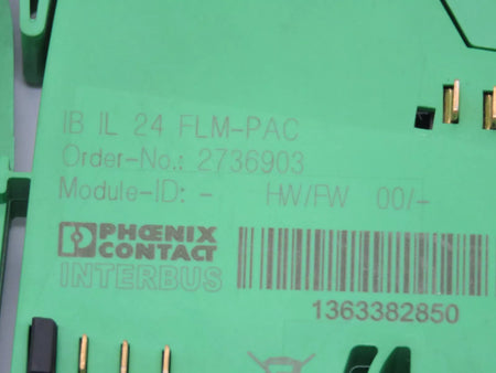 PHOENIX CONTACT IB IL 24 FLM-PAC Inline Function Terminal IB IL 24 Series 8 Pin