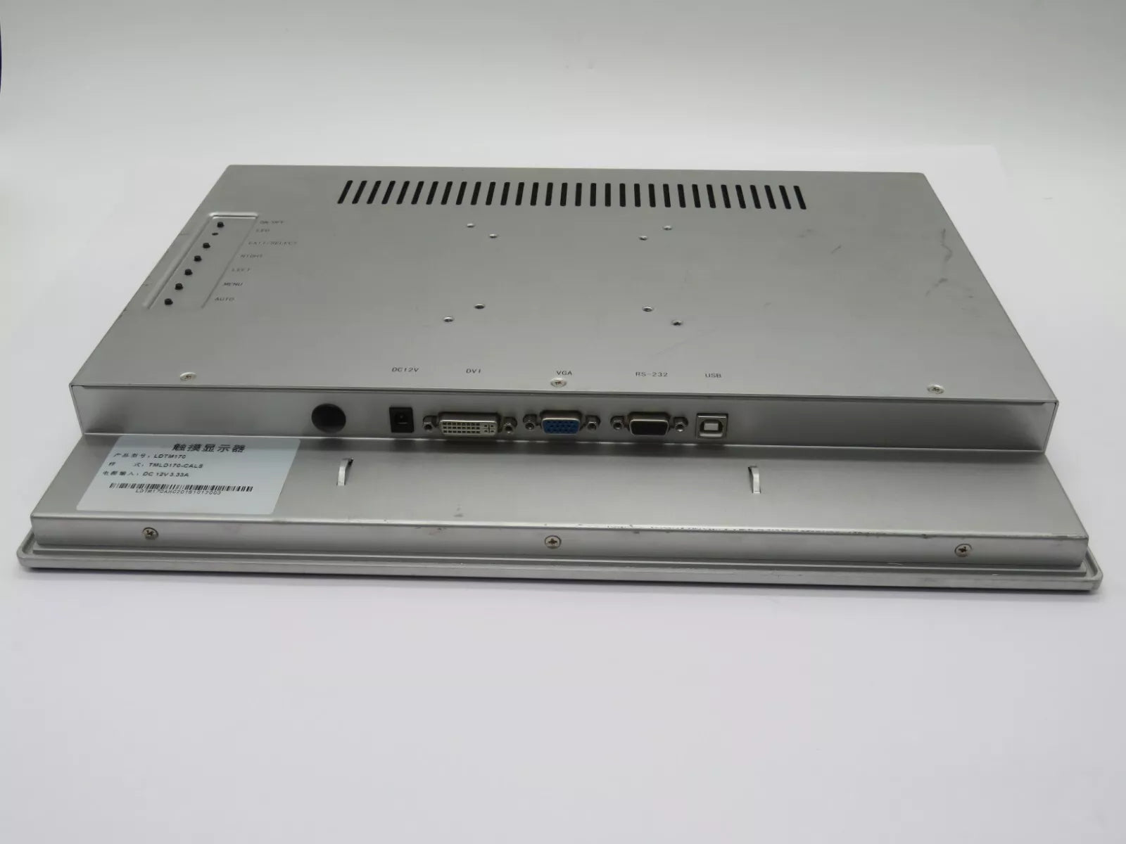 LDTM170 Touchscreen Monitor HMI TMLD170-CALS DC 12V 3.33A with USB RS-232 Connection