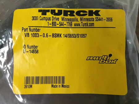 Turck VB 1003-0.6-BSMK 14/S653/S1057 Junction Box 10 Ports