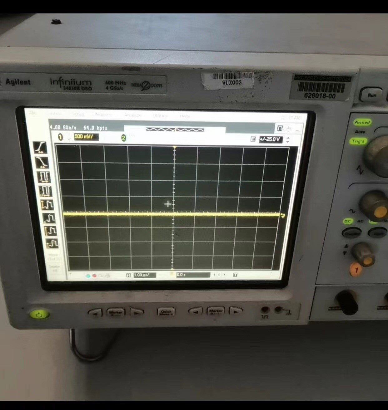 Infiniium 54830B DSO 600MHz 4 GSa/s Oscilloscope Mega Zoom