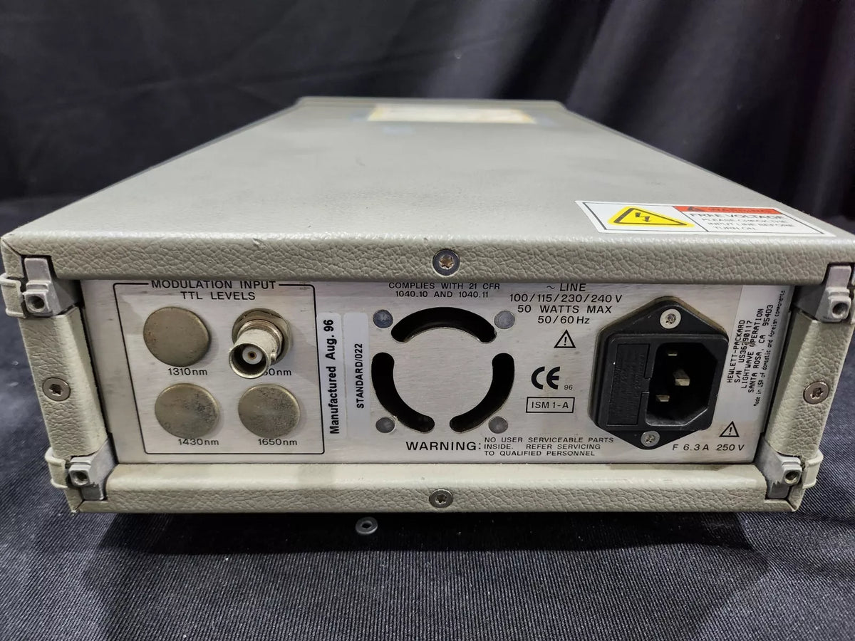 HP 83437A Broadband Light Source As-is (0117)
