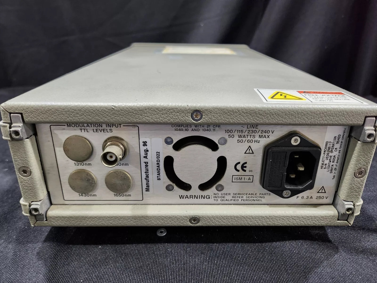 HP 83437A Broadband Light Source As-is (0117)