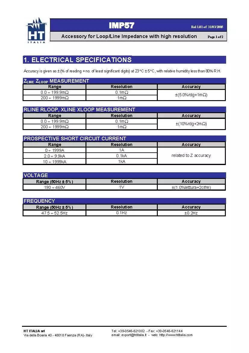 HT Instruments IMP57 High Resolution Companion For Use With Combi Macrotest