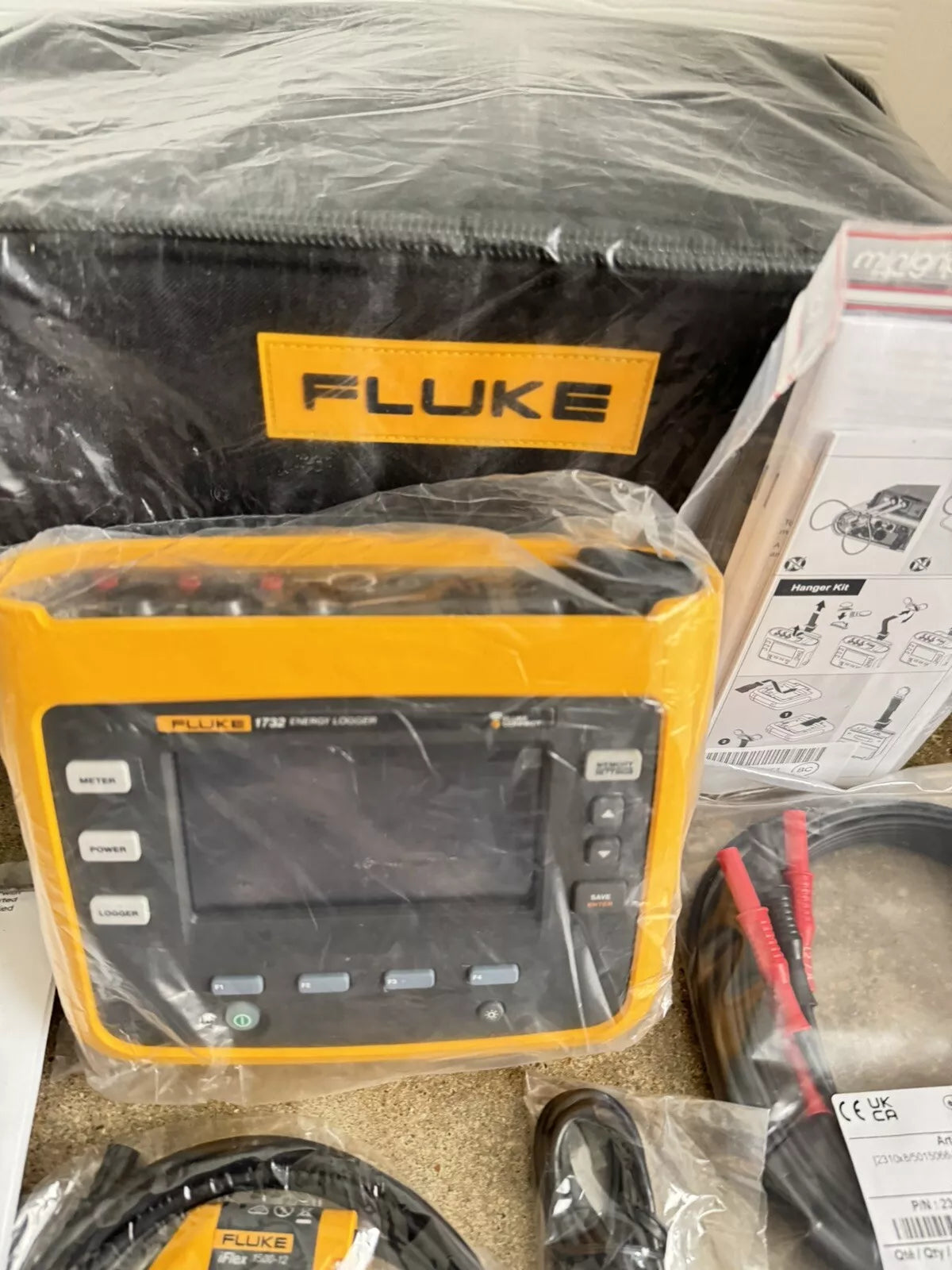 Fluke 1732 Three-Phase Energy Logger with iFlex 1500-12 (CALIBRATED 2023-2024)