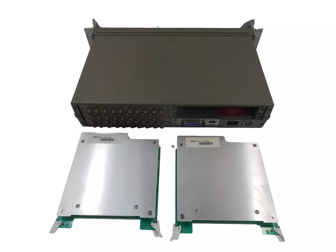 HP 3488A Switch / Control Unit with 2x 44470A Modules