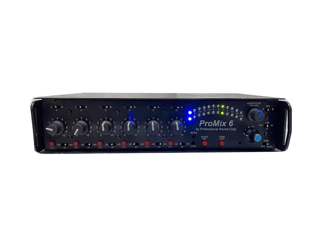 PSC DV PROMIX 6 Portable 6 Channel Production/ENG Mixer
