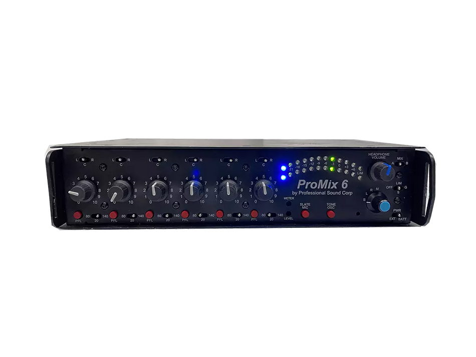 PSC DV PROMIX 6 Portable 6 Channel Production/ENG Mixer