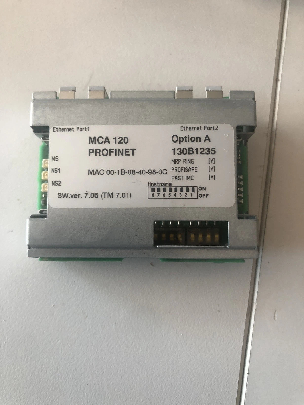 MCA120 PROFINET Industrial Communication Module 130B1235 - Reliable Network Interface