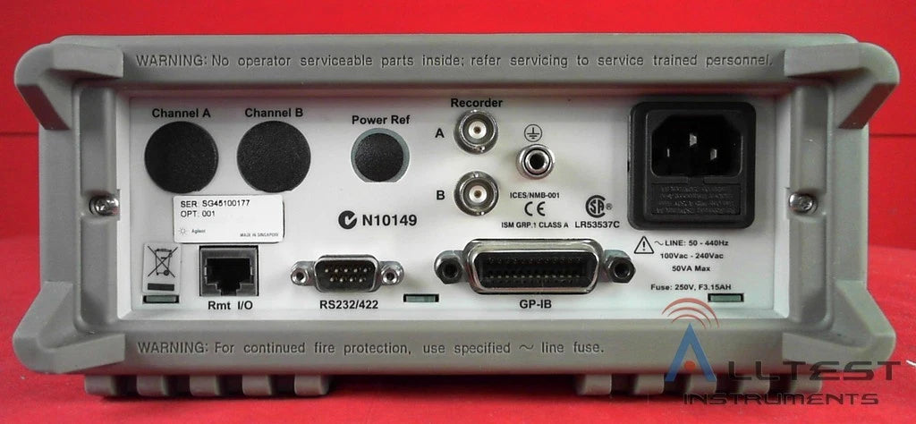 Agilent Keysight E4419B-001 EPM Series Dual-Channel Power Meter (0177)