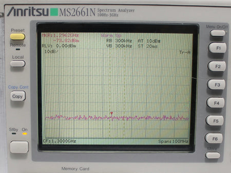 Anritsu MS2661N Spectrum Analyzer 100Hz - 3GHz For Parts