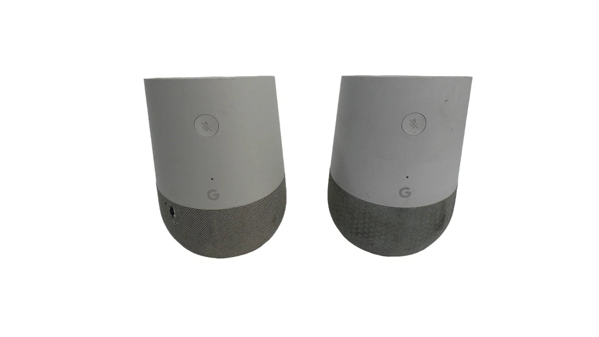 Lot of 2 Google Home Smart Speaker Google Assistant - Free Shipping