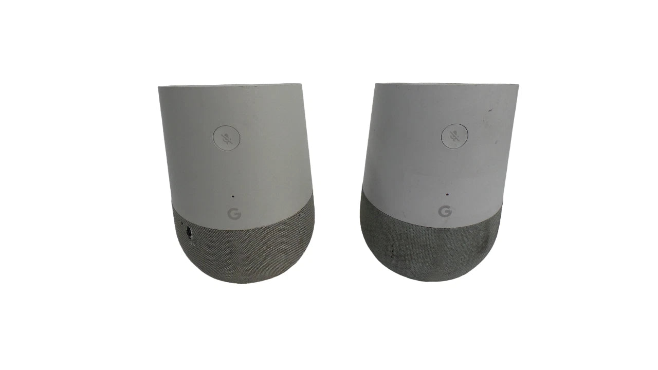 Lot of 2 Google Home Smart Speaker Google Assistant - Free Shipping