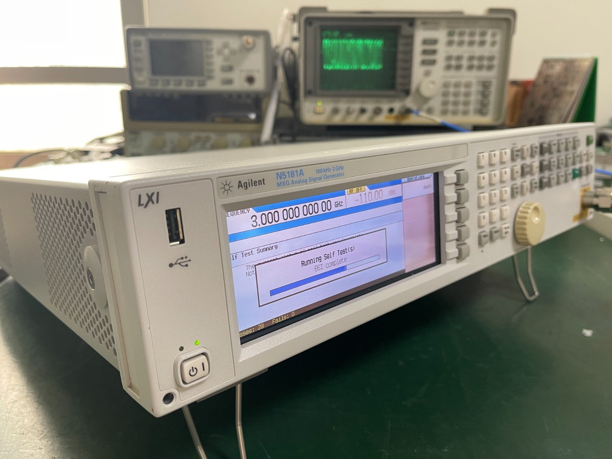 Agilent N5181A MXG Analog Signal Generator 100kHz-3GHz , W/ 503, UNT_ 3928 - XG eqpt