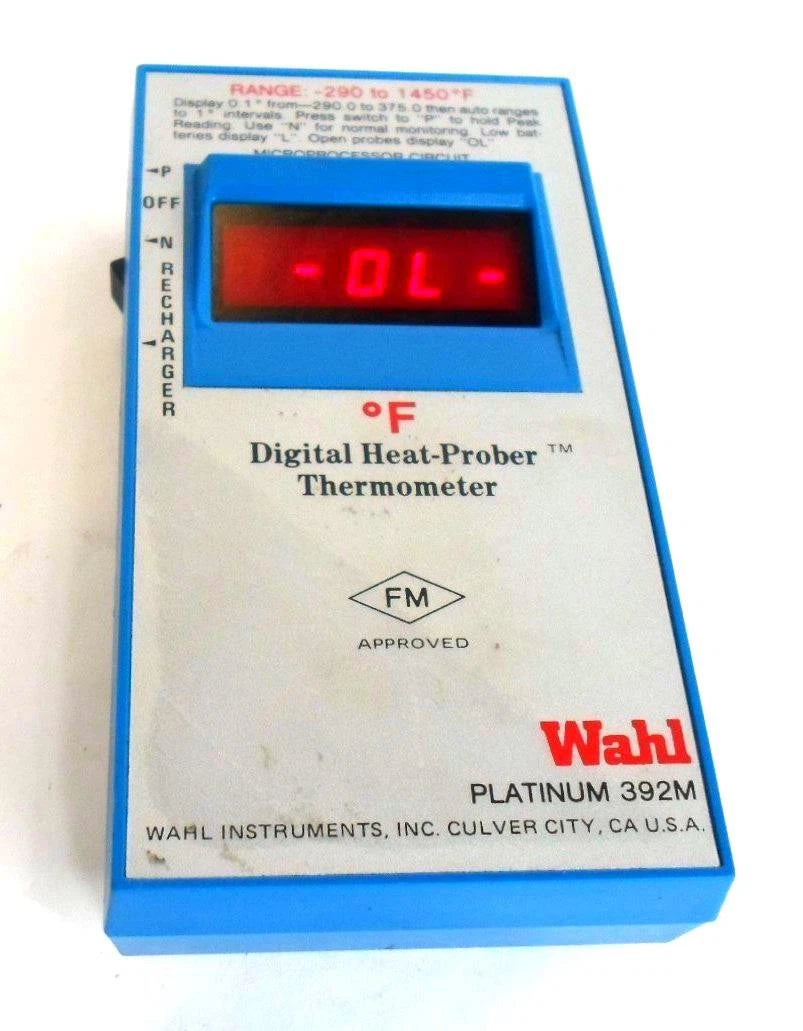 Lot of 2 Wahl 392M Platinum Thermometer