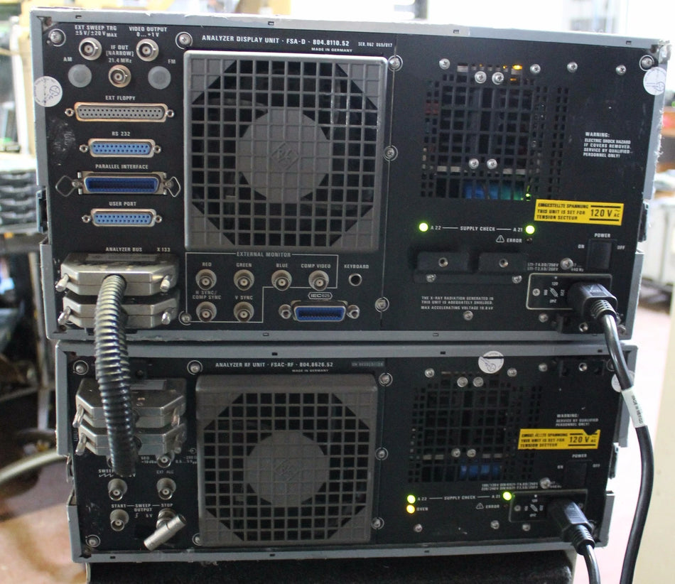 Rohde & Schwarz FSAC 100Hz to 1.8GHz Spectrum Analyzer w/ Display 804.8610.52
