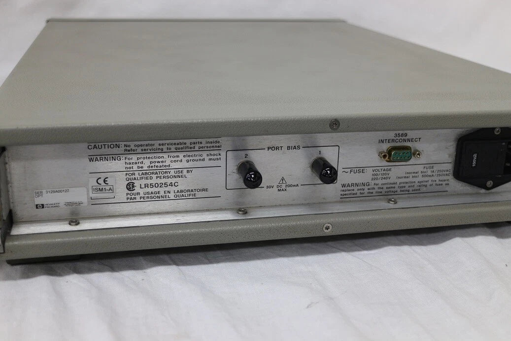 HP 35689B 75ohms S-Parameter Set