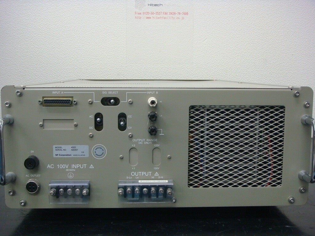 Precision Power Amplifier NF 4502