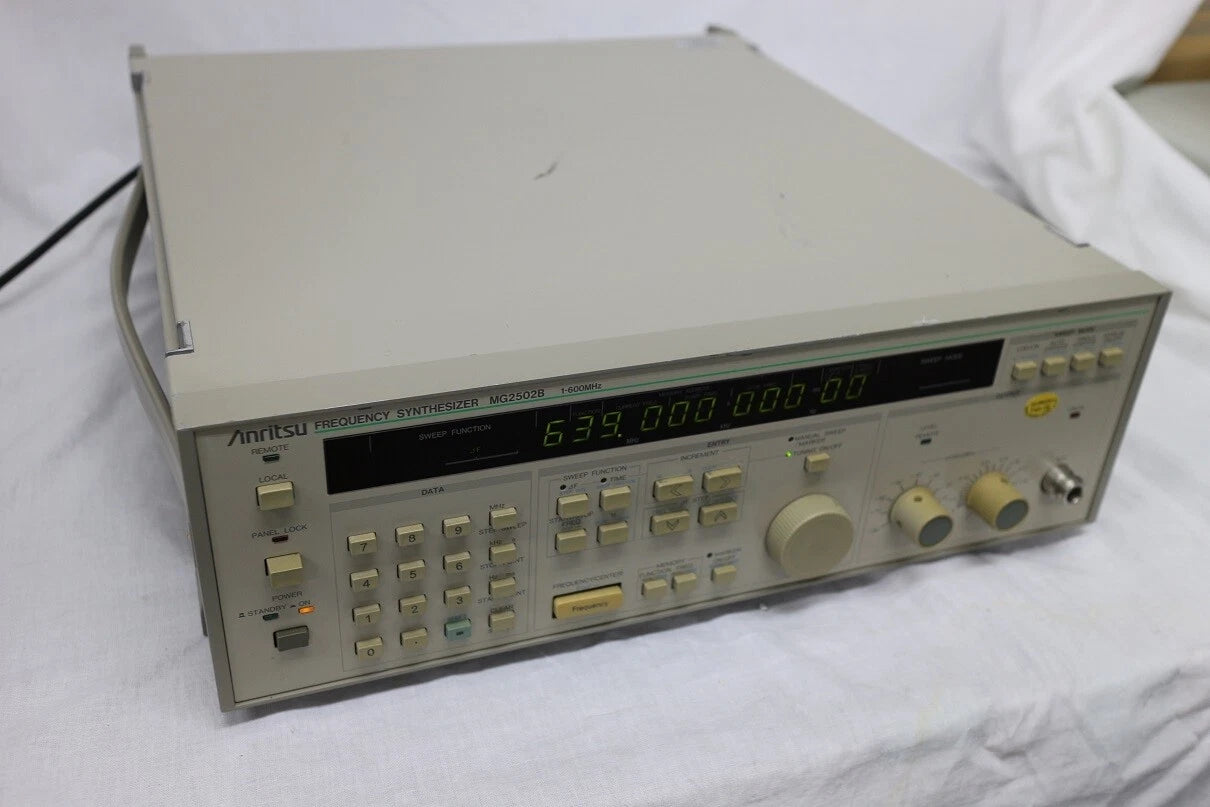 ANRITSU MG2502B 1Hz-600MHz Frequency Synthesizer