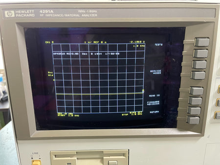 HP Agilent 4291A RF Impedance / Material Analyzer 1MHz to 1.8GHz , Opt. 002, 1C2 - XG eqpt