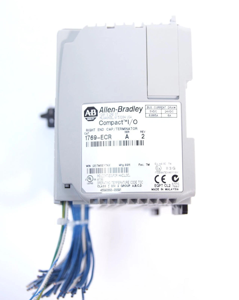 Allen Bradley 1769-L23E-QB1B CompactLogix Controller Unit EtherNet/IP .5MB
