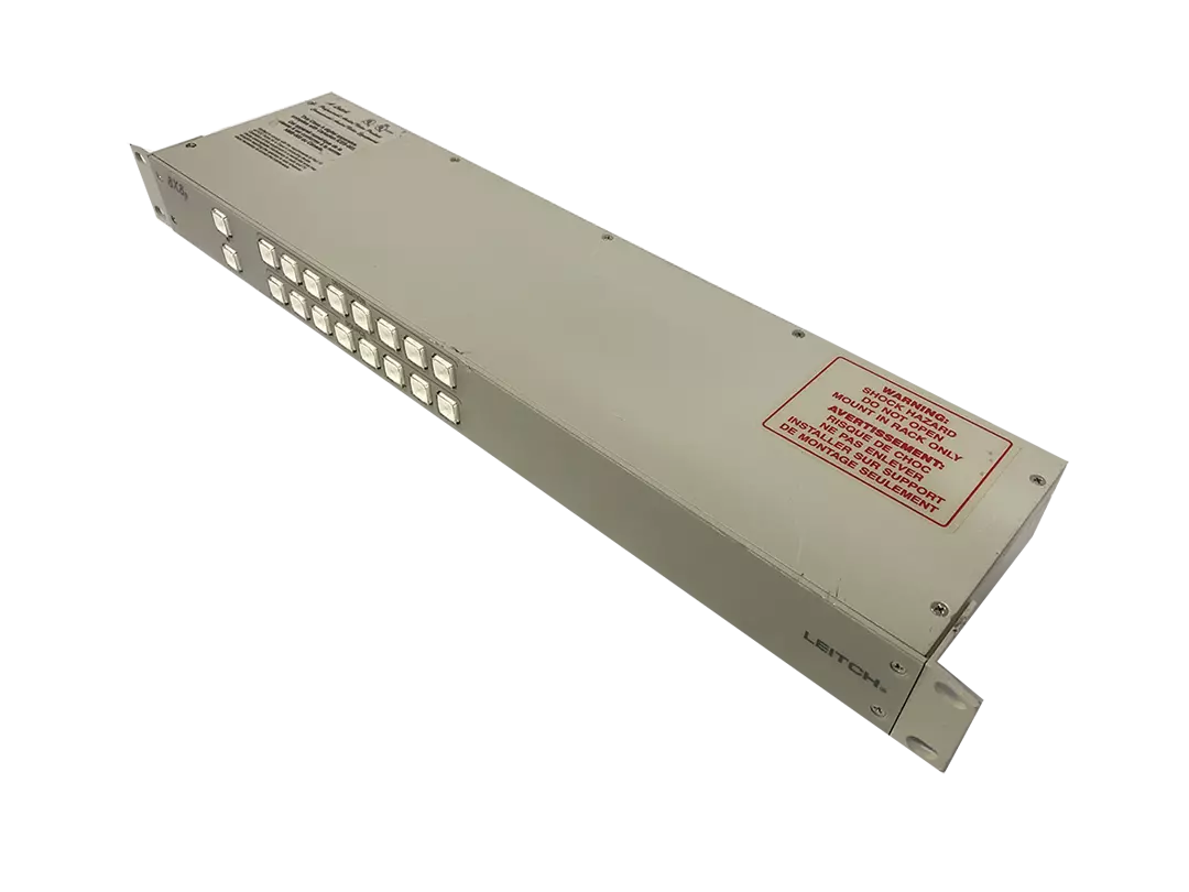 Leitch 1RU Remote 8x8 Programmable Push Button Panel