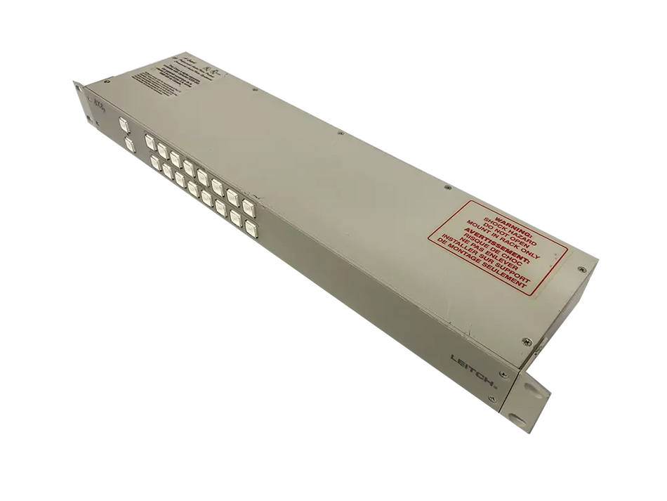 Leitch 1RU Remote 8x8 Programmable Push Button Panel