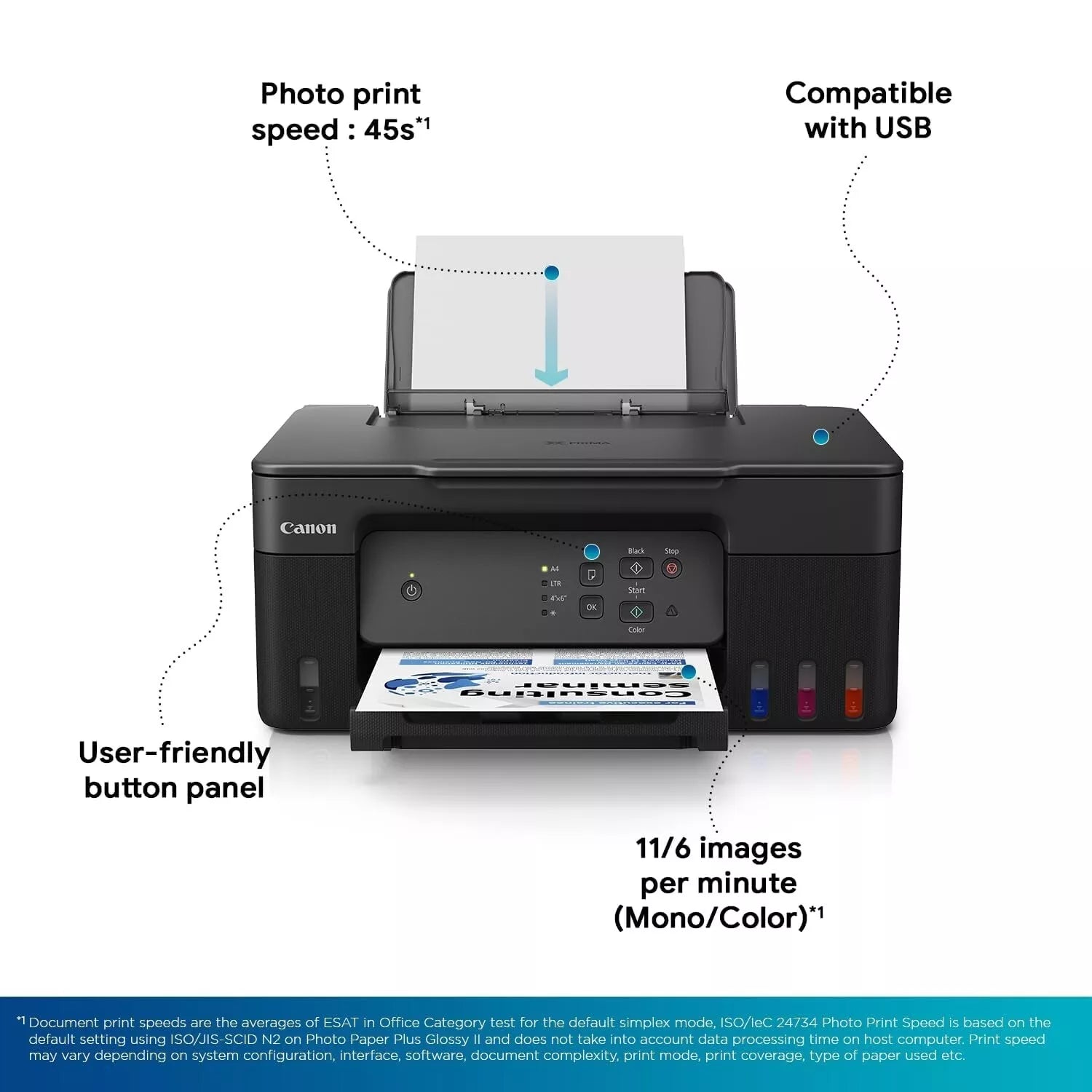 Canon PIXMA MegaTank G2730 All-in-One Ink Tank Printer