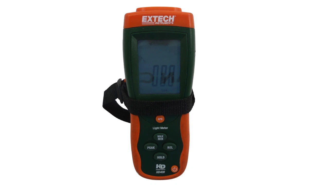 EXTECH Heavy-Duty Light Meter HD400 - Free Shipping