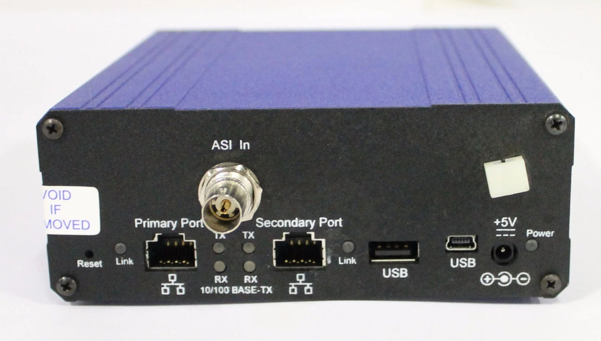 IneoQuest Cricket ASI MPEG IPTV Video Monitor / Analyzer 2SL-1A100-001