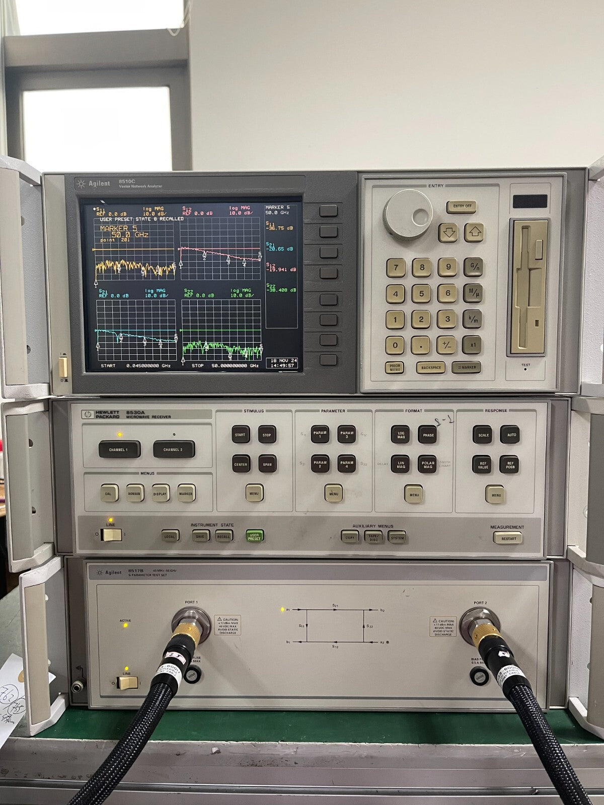 HP Agilent 8530A Microwave Receiver Section _3409A00405
