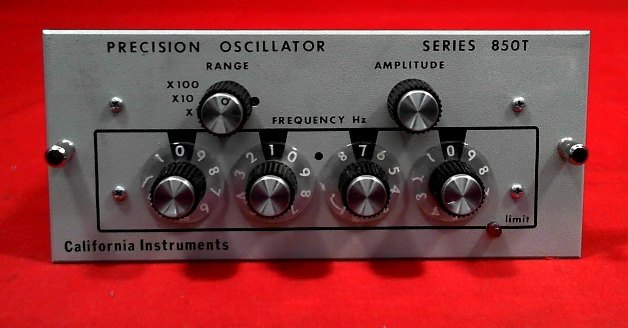 California Instruments 850T X69641 Precision Oscillator Module, 45 Hz to 10 kHz