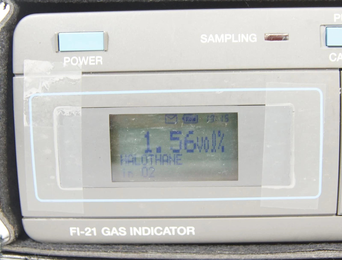 Riken Keiki FI-21 Portable Anesthesia Gas Indicator Analyzer