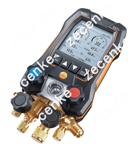 Testo 557s Smart Digital Manifold Kit with Wireless Vacuum Clamp Probe