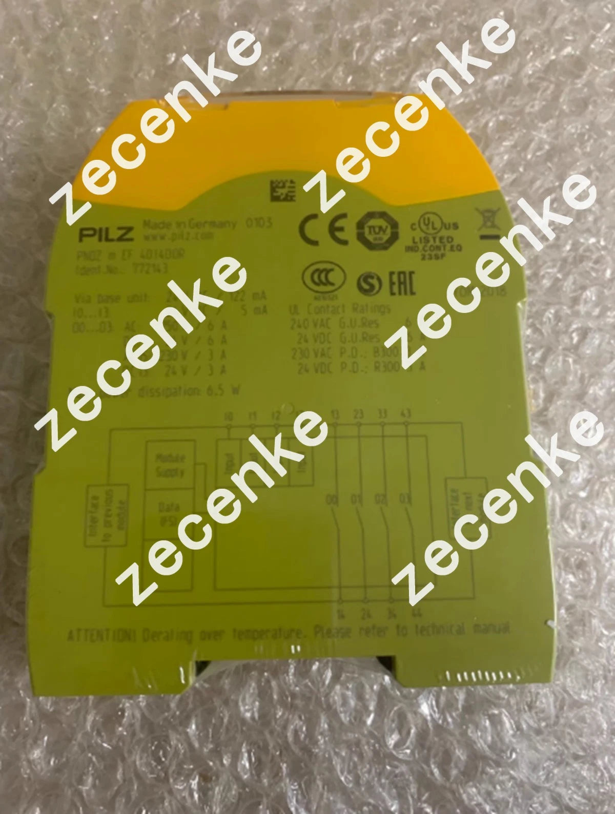 PILZ 772143 PNOZ m EF 4DI4DOR Module Safety Relay
