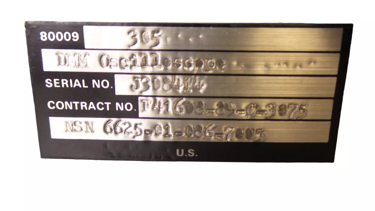 Tektronix Sony 305 DMM Oscilloscope 