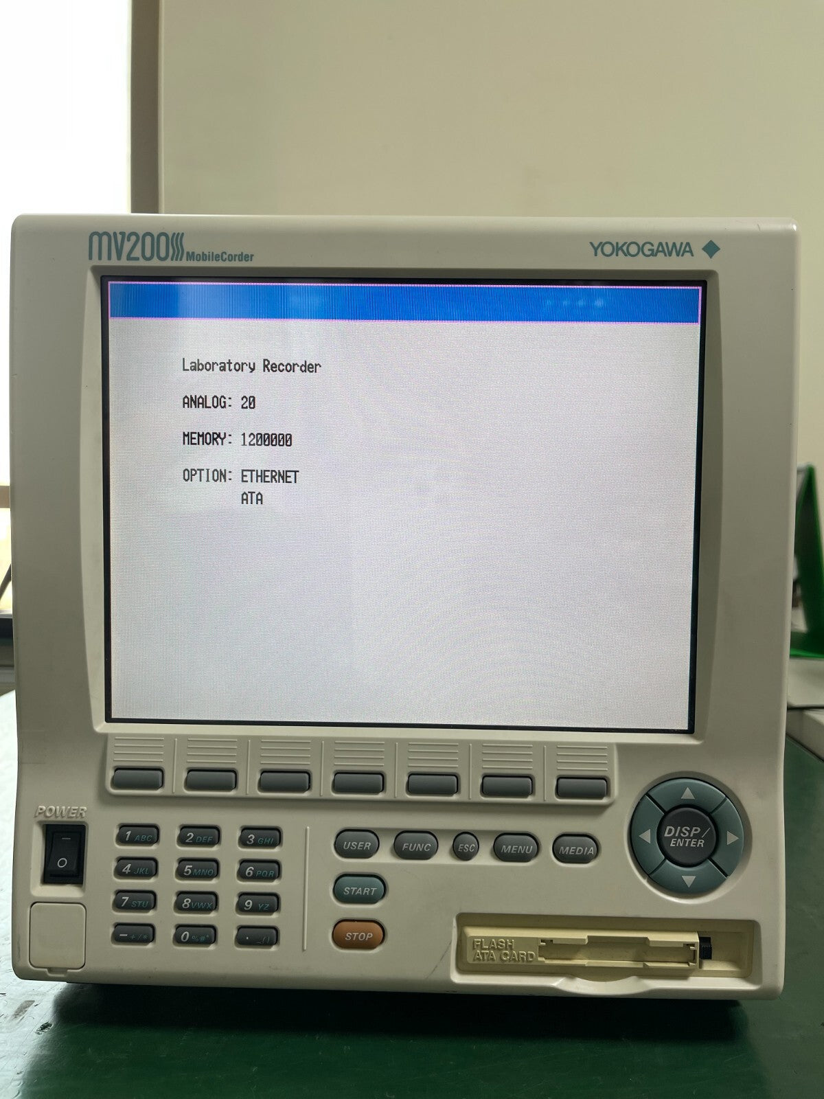 YOKOGAWA MV200 MobileCorder MV-220-3-2-1-1D , Style S4_7698 - XG eqpt