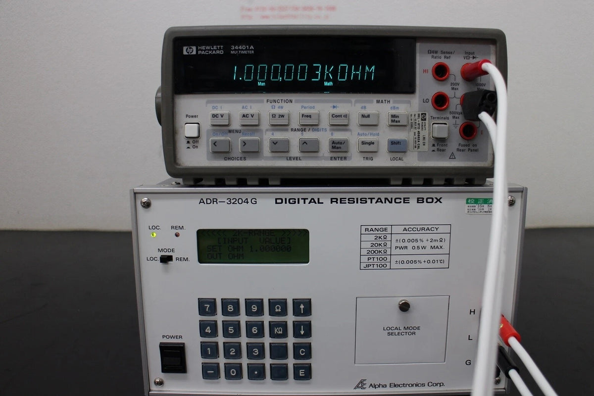 Alpha Electronics ADR3204G Digital OHM Standard